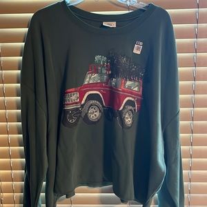 Ford Bronco Christmas Sweatshirt -Slight Crop!